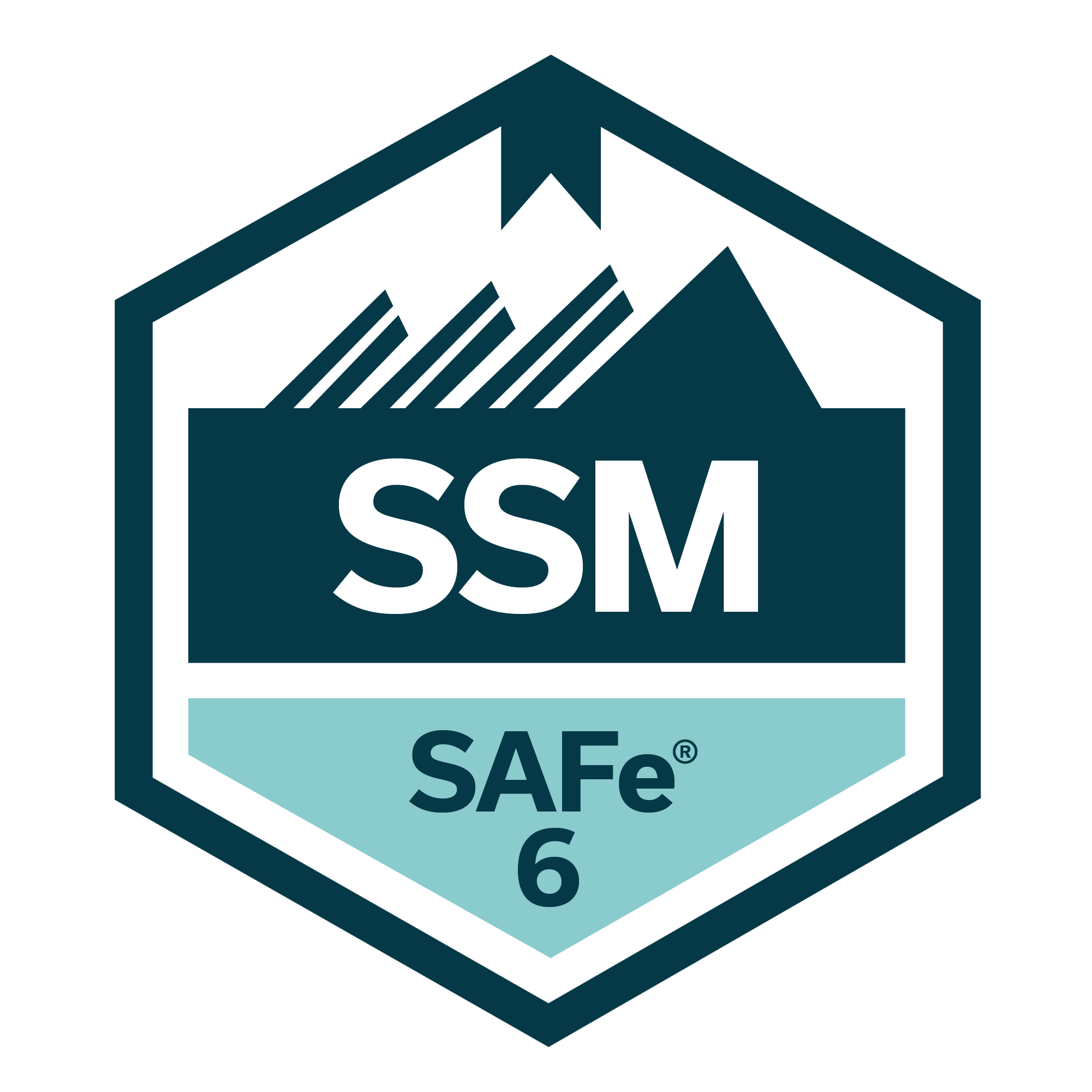 SAFe 6 SSM certification badge